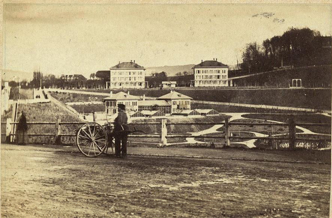 1865ca_Botanischer Garten_Blick von Roter Brücke